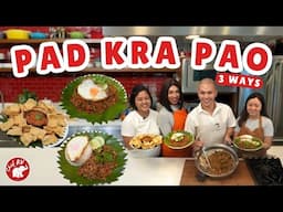 PAD KRA PAO 3 WAYS | Team Chef RV