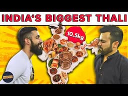 MASSIVE Thali Eating Challenge | Biggest Thali In India | Connaught Place | Lok Sabha Election 2019