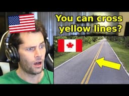 American Reacts to Canadian vs American Driving Laws