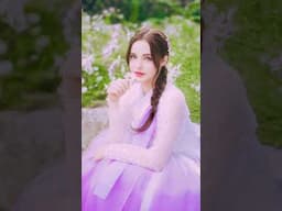 Hanbok photoshoot in Korea🇰🇷💜 // 외국인 모델이 한복 촬영 하면은 ..? 😳