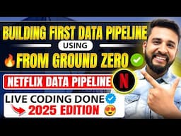 BUILDING MY FIRST DATA ENGINEERING PIPELINE✅MY FIRST DATA PIPELINE | NEXTFLIX DATA PIPELINE