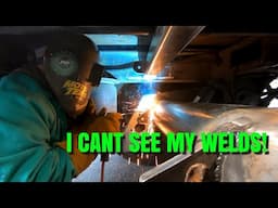 WELDING IN TIGHT SPACES ON A STEP DECK TRAILER - MOBILE WELDING