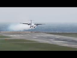 Plane Catches Fire