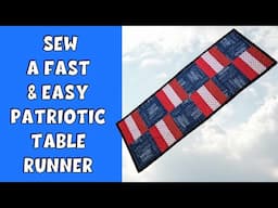 Fast & Easy Patriotic Table Runner