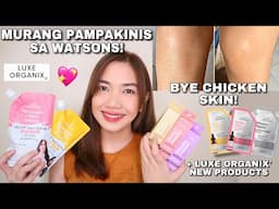 MURANG PAMPAKINIS SA WATSONS! LUXE ORGANIX VELVET SALT SCRUB REVIEW 💖 | Yvette Ramirez