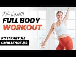 20 MIN FULL BODY WORKOUT w/ DUMBBELLS 💪🏼 Strong As a Mother Challenge #2