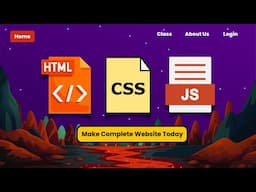 How To Create A Website using HTML & CSS  Step by Step Tutorial