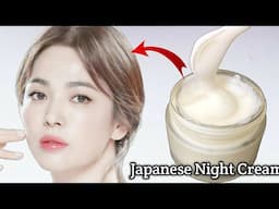 Japanese Night Cream | Get Glowing Spotless Skin At Home|💯Effective 1 Day Challenge