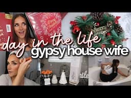 CHRISTMAS DECOR + HAUL, CLEANING MOTIVATION & GROCERIES | GYPSY WIFE LIFE