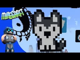 Minecraft Pixel art Perro - Como hacer un Perro en Minecraft pixel art