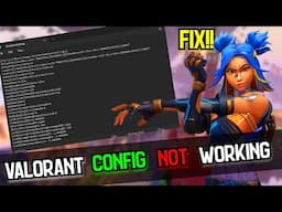 ➢Valorant Config is not working | After UPDATE | Fix FPS Drops in Valorant | LOW END PC |