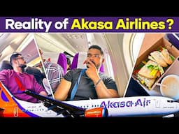 Unboxing Akasa Air’s Newest b737 ECONOMY CLASS to Dubai 🇦🇪 : Brutally Honest Review