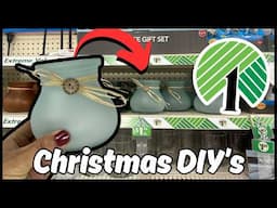 Dollar Tree Glassware Hacks Perfect For Christmas🎄Christmas DIYs