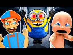 Baby and Blippi Escape EVIL Minions Prison!