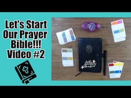 Setup Your Prayer Bible