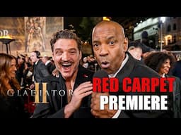 Gladiator 2 London Premiere Red Carpet Interviews