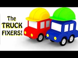 TRUCK FIXERS! - How Do They Help? - Cartoon Cars - Cartoons for Kids!