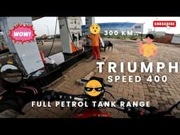 triumph speed 400 full tank range #triumph