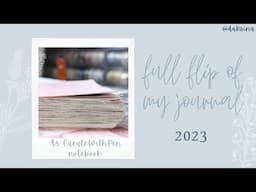 FULL Journal Flip Through: 2023