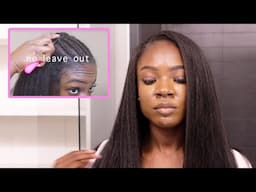 How to Do A Sew In With ZERO LEAVE OUT. UNDETECTABLE Crochet Method