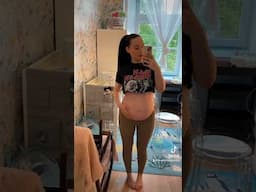 Officially 32 weeks pregnant! Full vid on my TikTok! #32weekspregnant #mumtobe