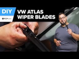 Volkswagen Atlas Front & Rear Wiper Blade Replacement DIY (2018-2021 VW Atlas MQB, Cross Sport)