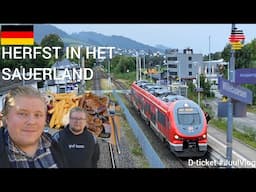 HERFST in het SAUERLAND met het #Deutschlandticket | #juulvlog