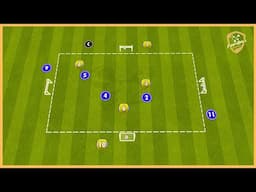 Juventus - Transition Game With Finishing On Four Goals