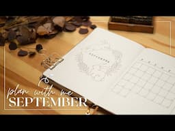 September Plan With Me 🐇 a simple yet special theme ❤️