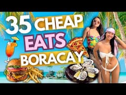 2024 Boracay Food Guide: 35 BUDGET Eats (w/ Prices) • Best Beachfront Restos • Food Trip Travel Vlog