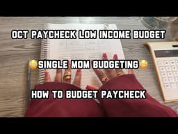 Low Income Budget by Paycheck | Budget for Beginners | Budget by Paycheck  | How to Budget Paycheck