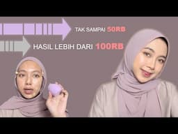 cara mudah make up sendiri pake produk make up paling murah!! rekomendasi produk makeup  2023 simple