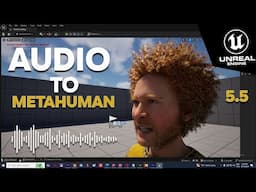 audio to face Metahuman unreal engine 5.5 | Animate face from your voice