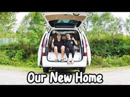 Moving Out of Our House into a Van! 🇰🇷 Tour of Our New Home