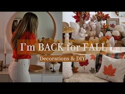 🍁FALL in love with my new decoration ideas and DIY's.🍂