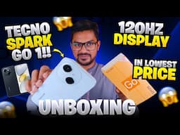 Tecno Spark Go 1 Unboxing | 120Hz Display in Lowest Price | Side Mounted Fingerprint