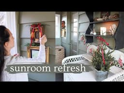 Sunroom Mini Makeover | November Homemaking