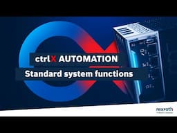 [EN] Bosch Rexroth ctrlX AUTOMATION | #3 Standard system functions