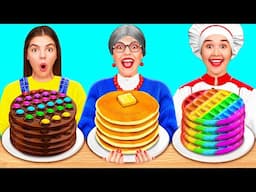 Me vs Grandma Cooking Challenge | Funny Kitchen Hacks by AZaZa Challenge