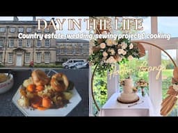 🍂VLOG🍂 | SPEND THE DAY WITH ME | DITL | Country estate, wedding, dress making & cooking