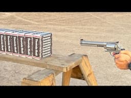 how much tootsie roll does it take to stop a 500 magnum?