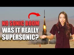 You'll NEVER Hear a Sonic Boom From a Rocket??