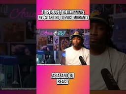 THIS IS JUST THE BEGINNING NYC Starting to Evict Migrants #shorts | Asia and BJ React