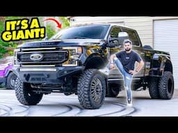 Fitting a HUGE Lift Kit & New Tires on my Truck!!