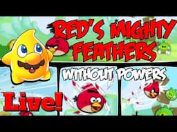 Can you beat Red's Mighty Feathers WITHOUT Bird Powers?! (Angry Birds Powerless)