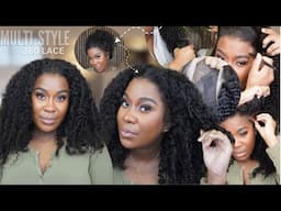 360 WIG INSTALL 😱 | How To Get Gorgeous Curly Hair 🔥 + Natural Ponytail | AMANDA HAIR