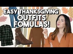 EASY Thanksgiving Outfit Ideas that are Chic (and COMFY!)