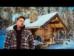 Surviving -40° Winter Alone In Wilderness Log Cabin