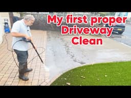 My first proper driveway clean #drivewaycleaning #cleaning #diy #trending #fun