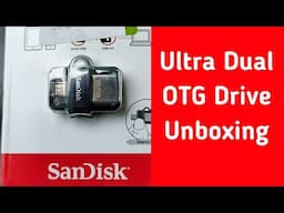 SanDisk Ultra dual 16 GB OTG Drive (Black) Unboxing | SDDD3-016G-135 | Type A to Micro USB